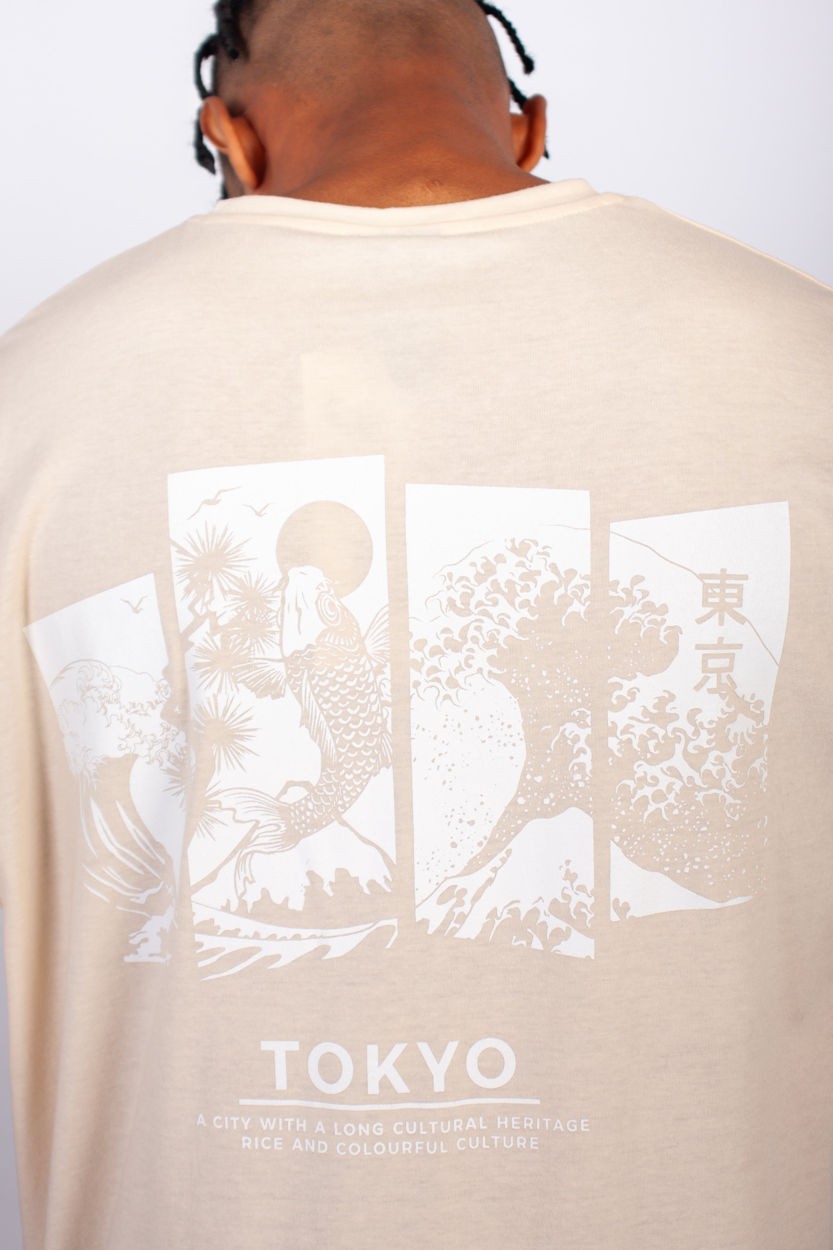 Graphic Oversized "Tokyo" T-Shirt