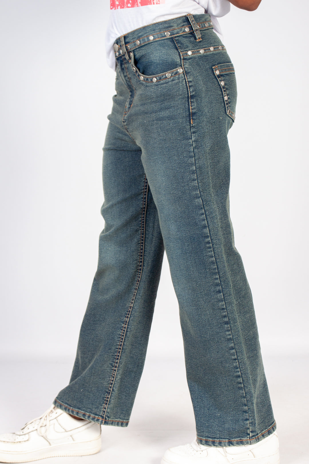 Studded Denim Jean
