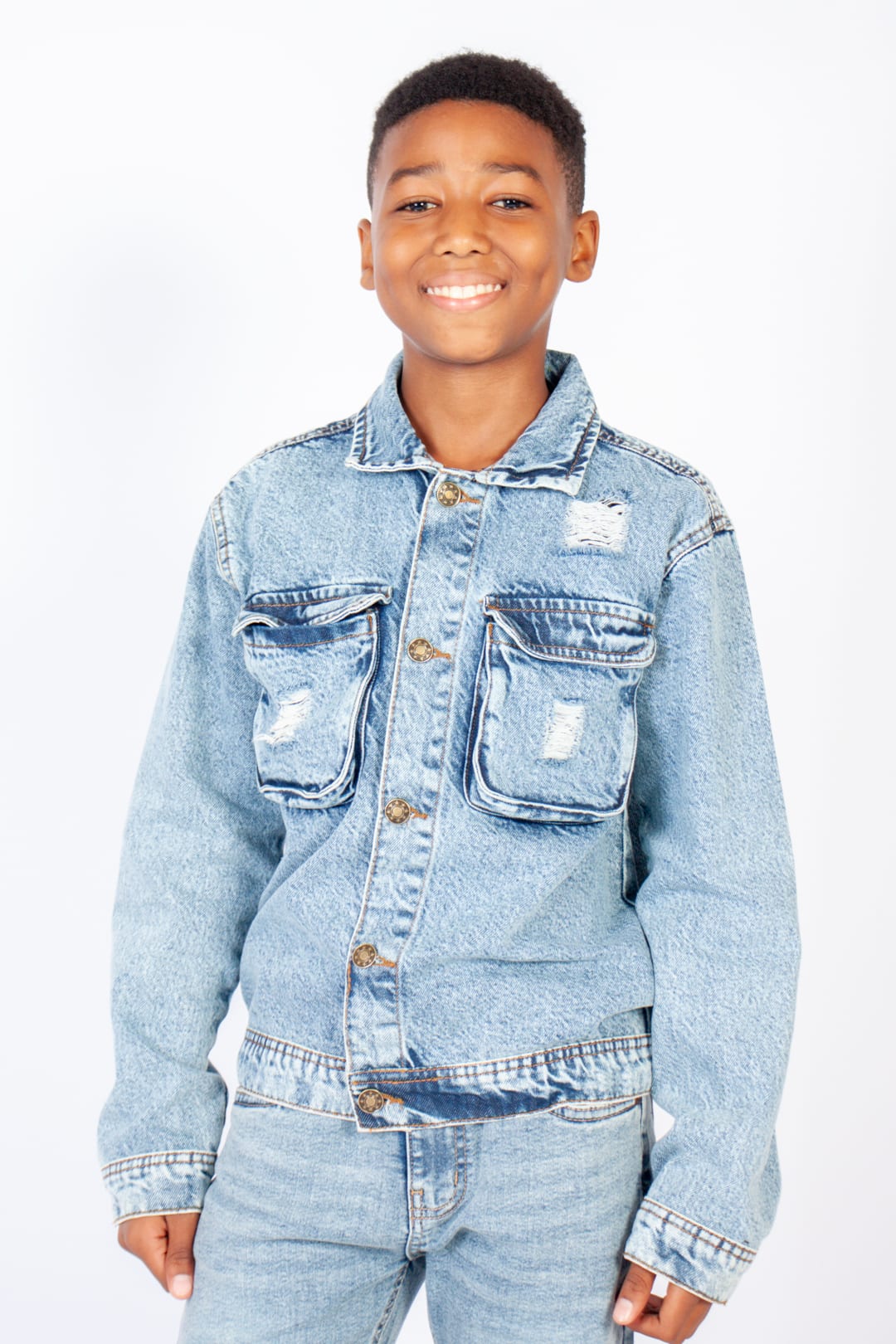 Cargo Denim Jacket