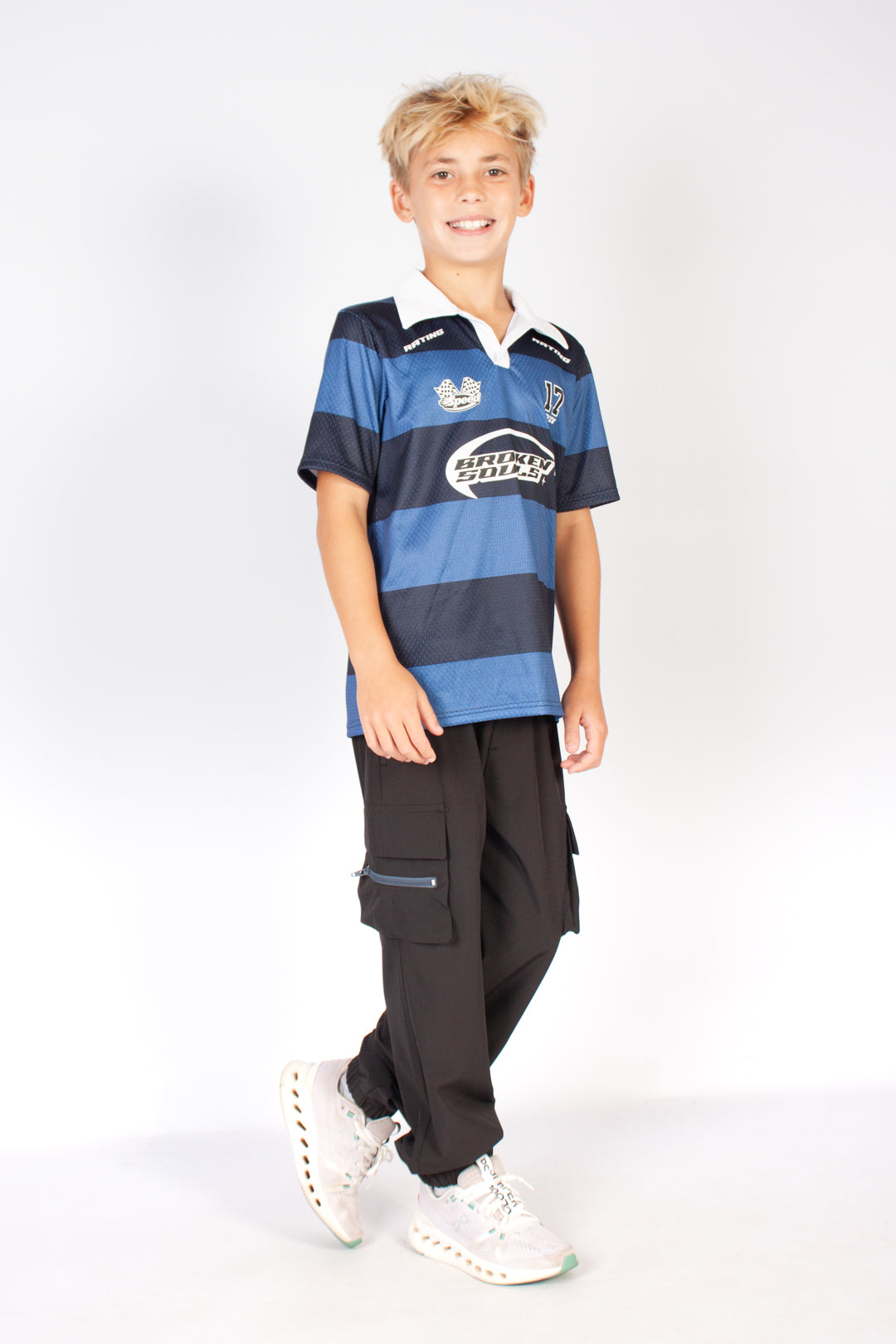 Stripe Graphic Golfer