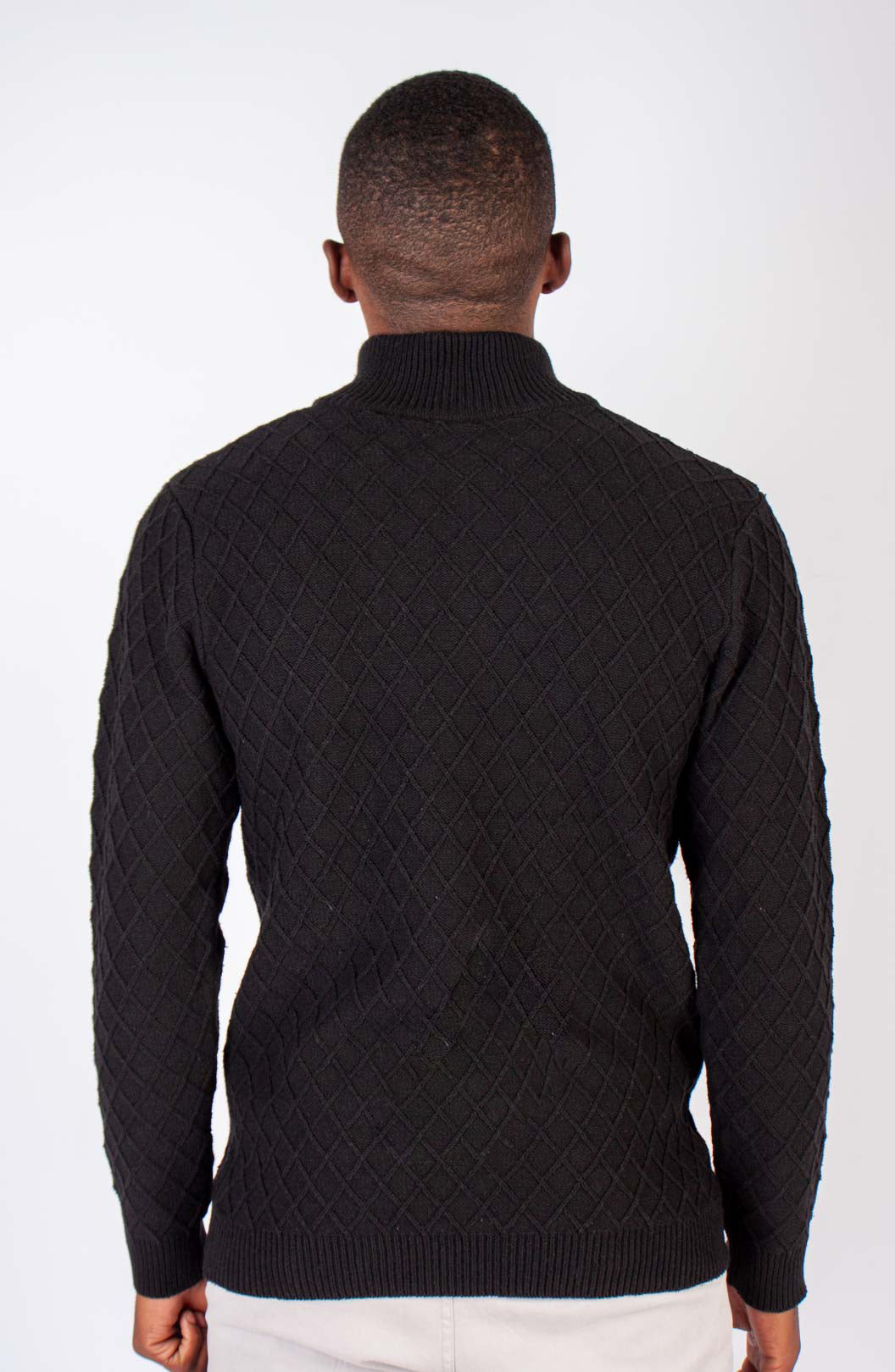 Quarter Zip Knit Sweater