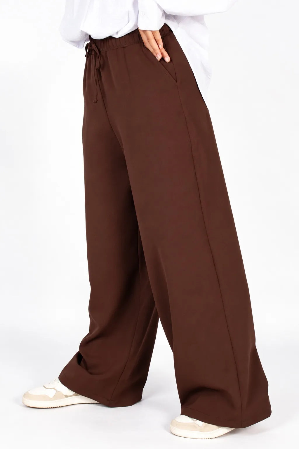lds choc wideleg pull on pant