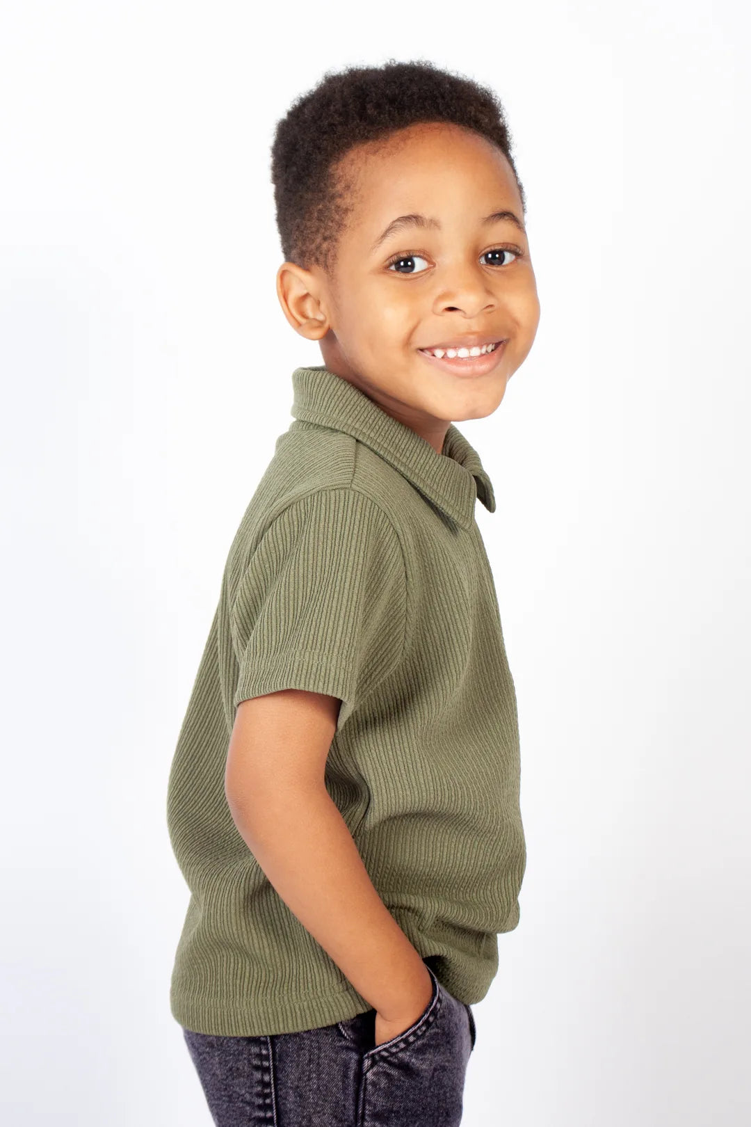 1/4 Zip Textured Golfer