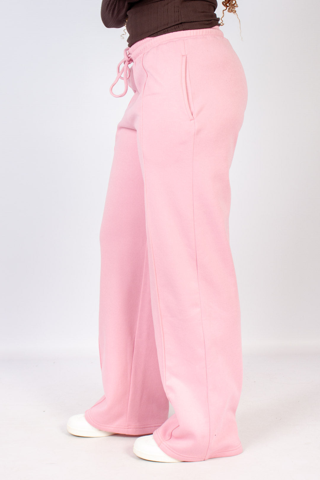Wideleg Fleece Pants