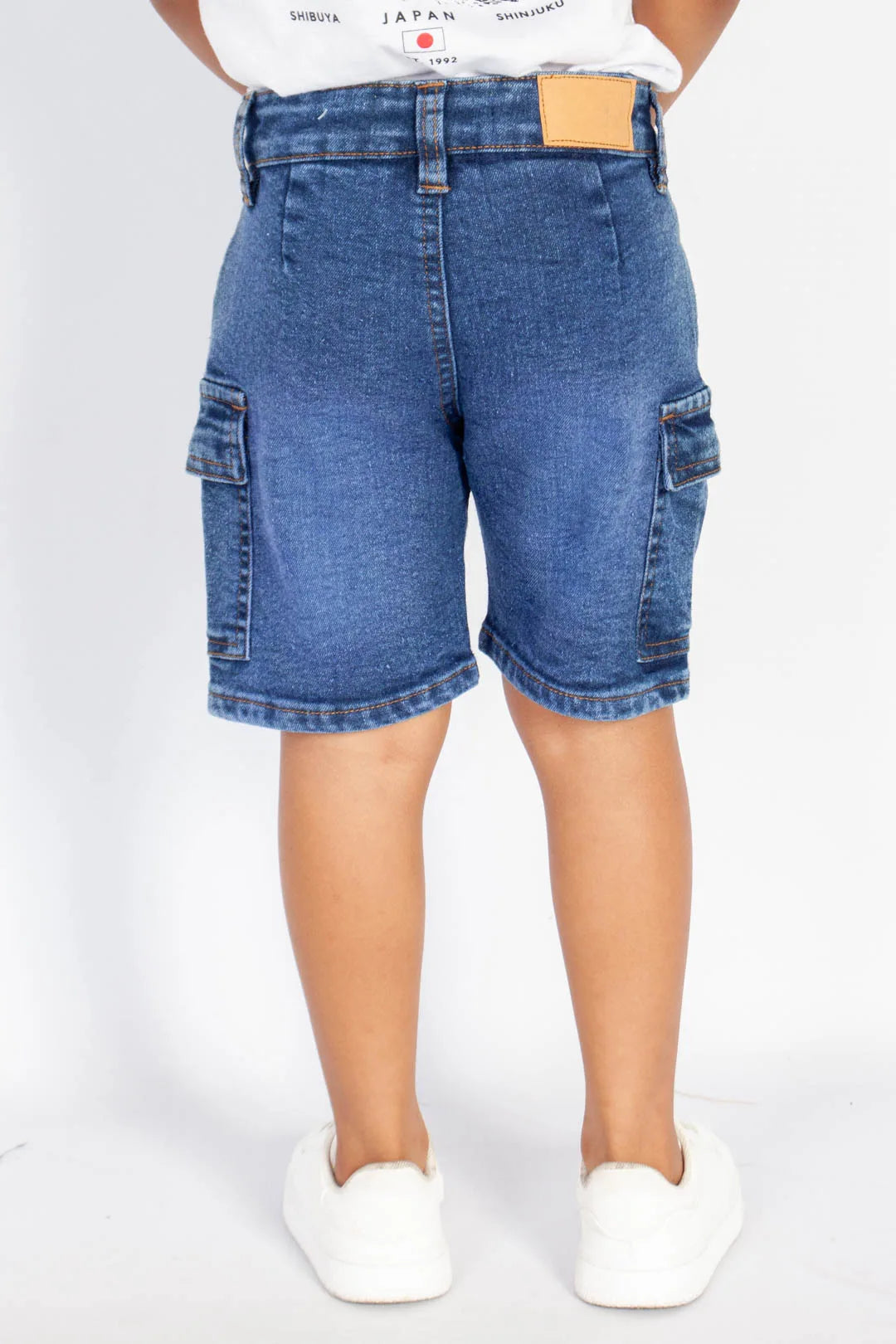 Baggy Cargo Denim Shorts