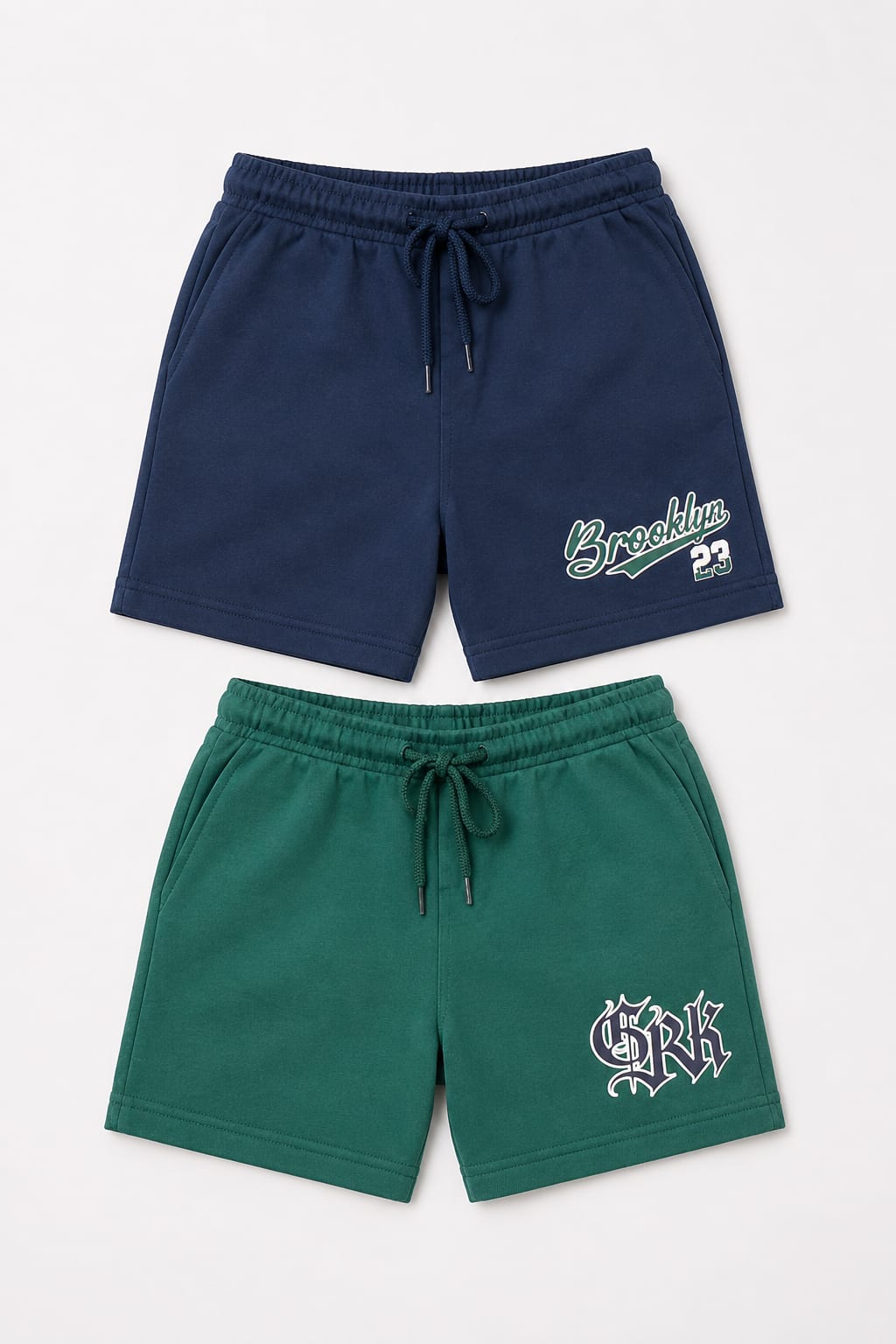 2 Pack Graphic Shorts