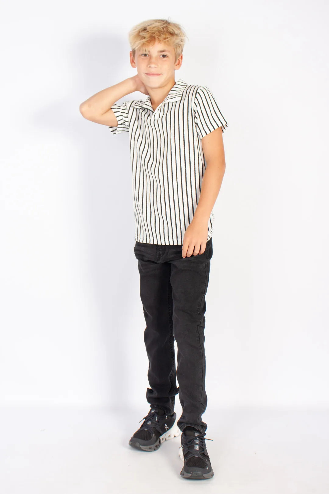 Stripe Textured Golfer