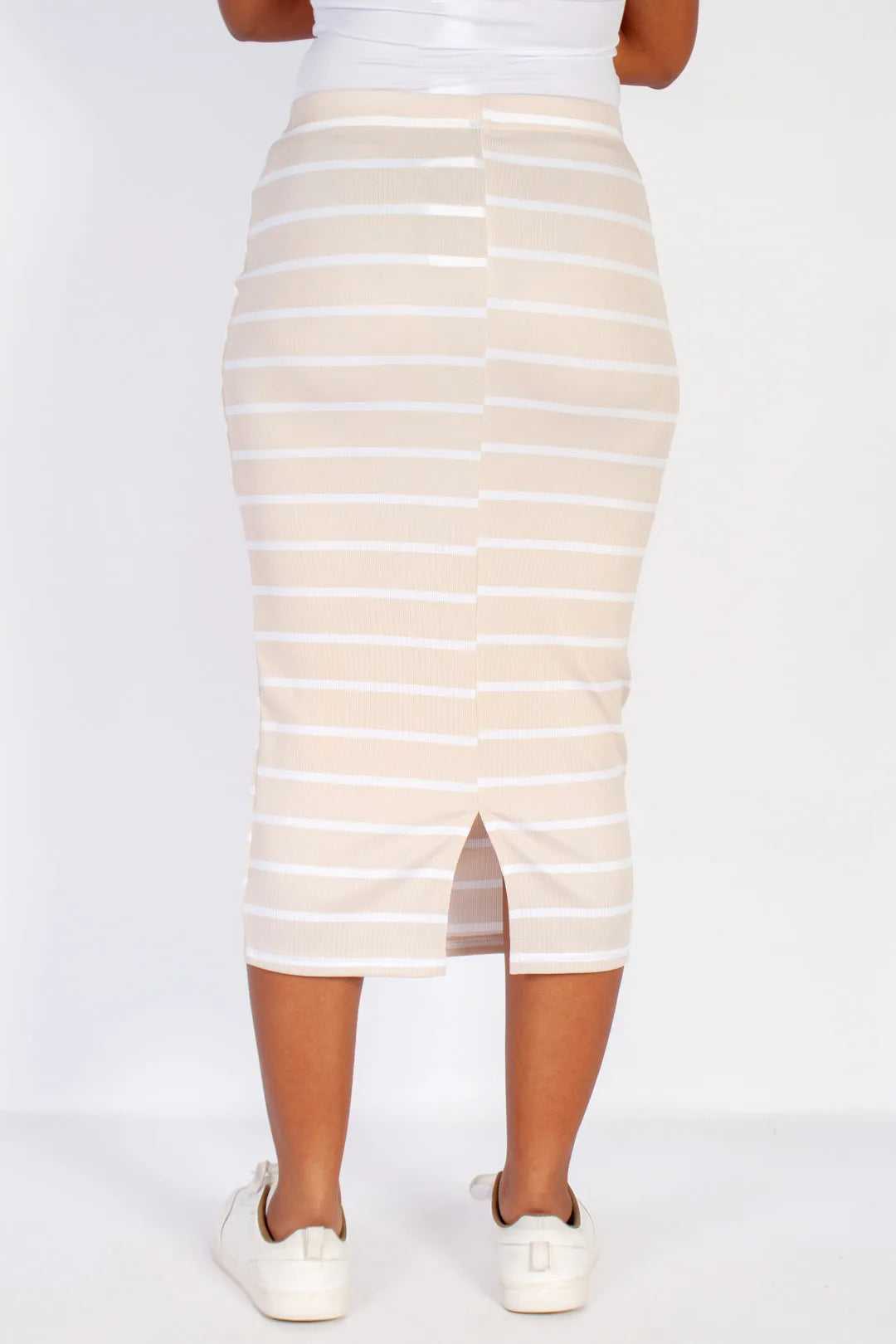bflds brown/cream maxi skirt