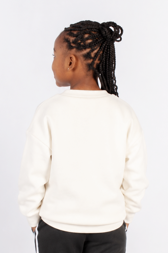 Oversized Graphic Track Top