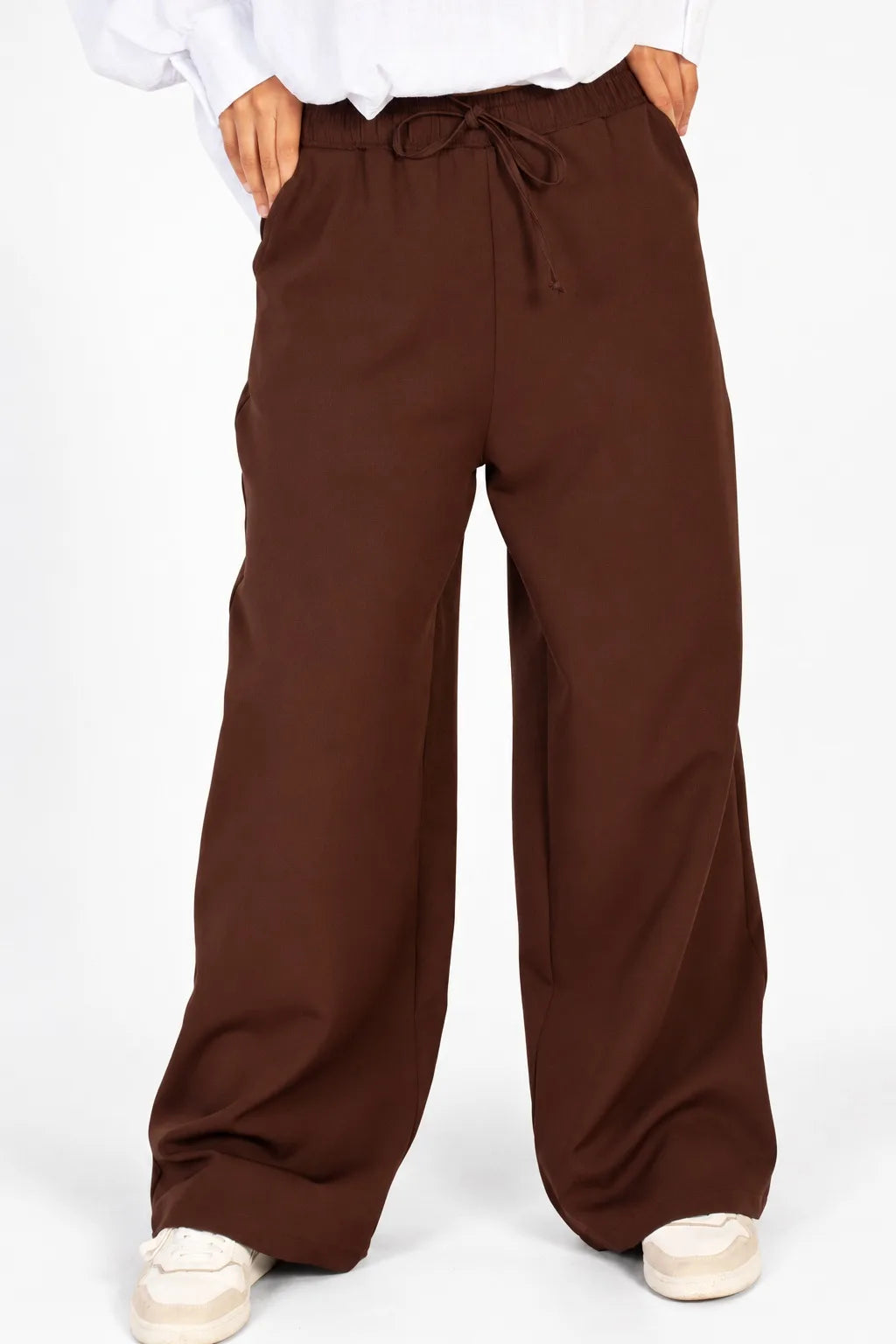 lds choc wideleg pull on pant