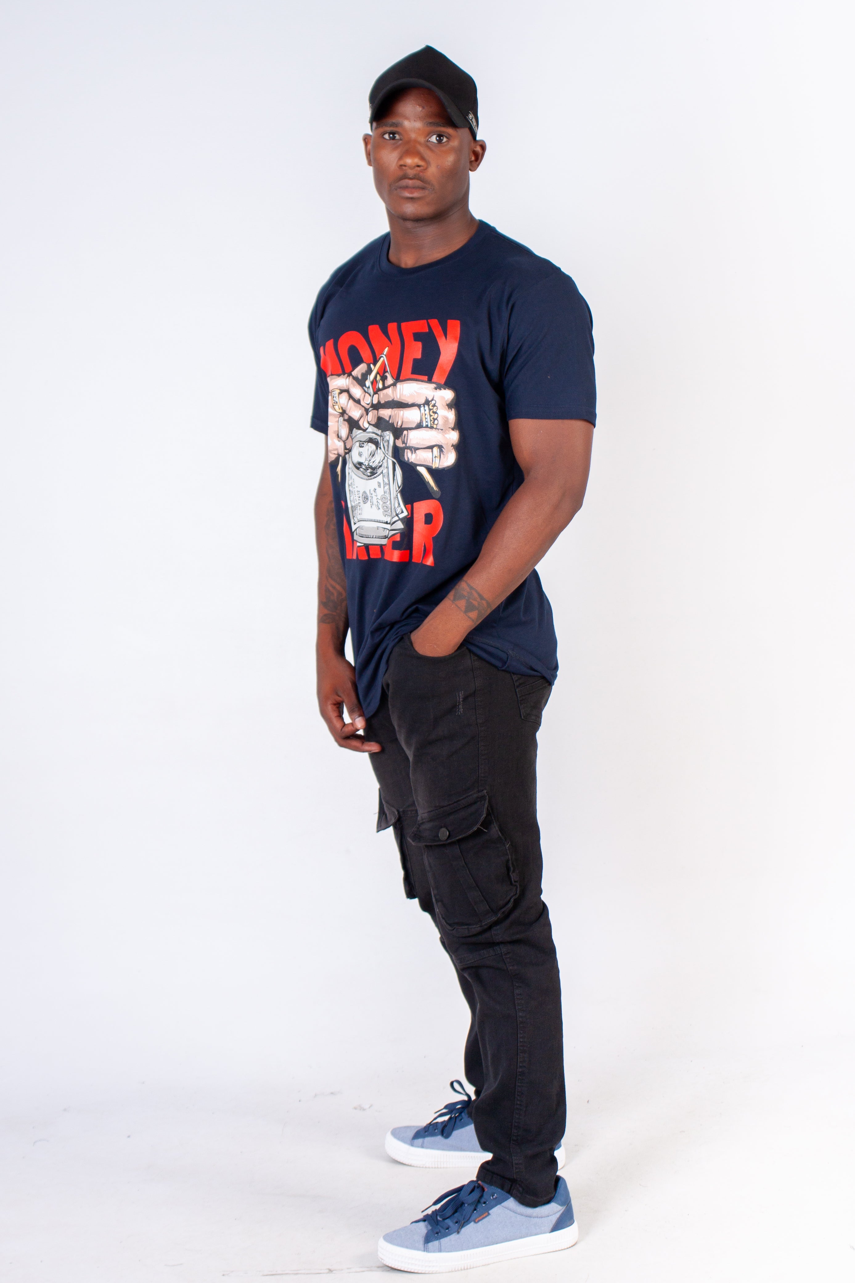 Graphic "Money Maker" T-Shirt