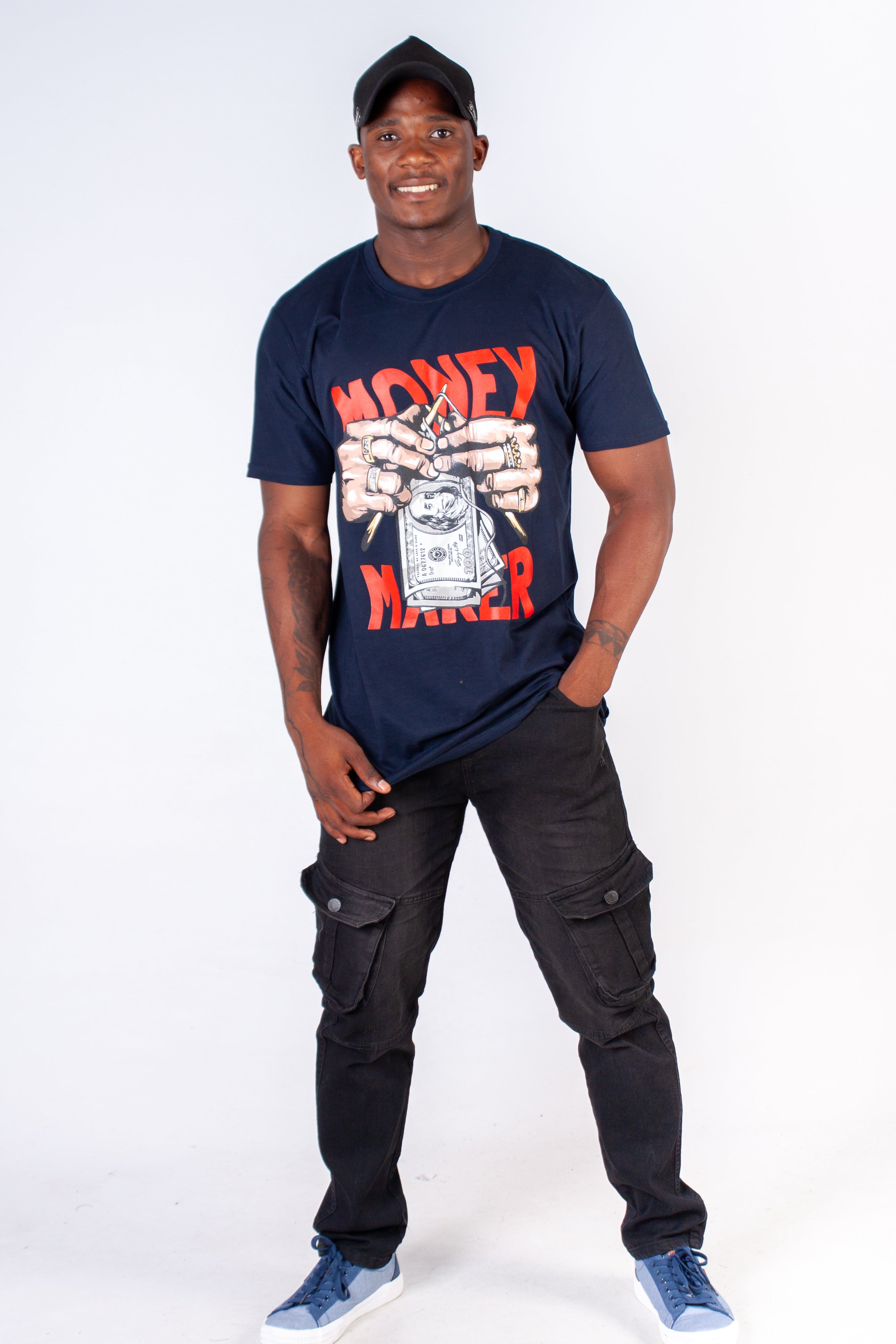 Graphic "Money Maker" T-Shirt