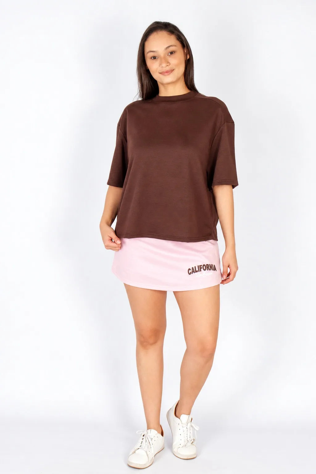 lds dusty pink skort