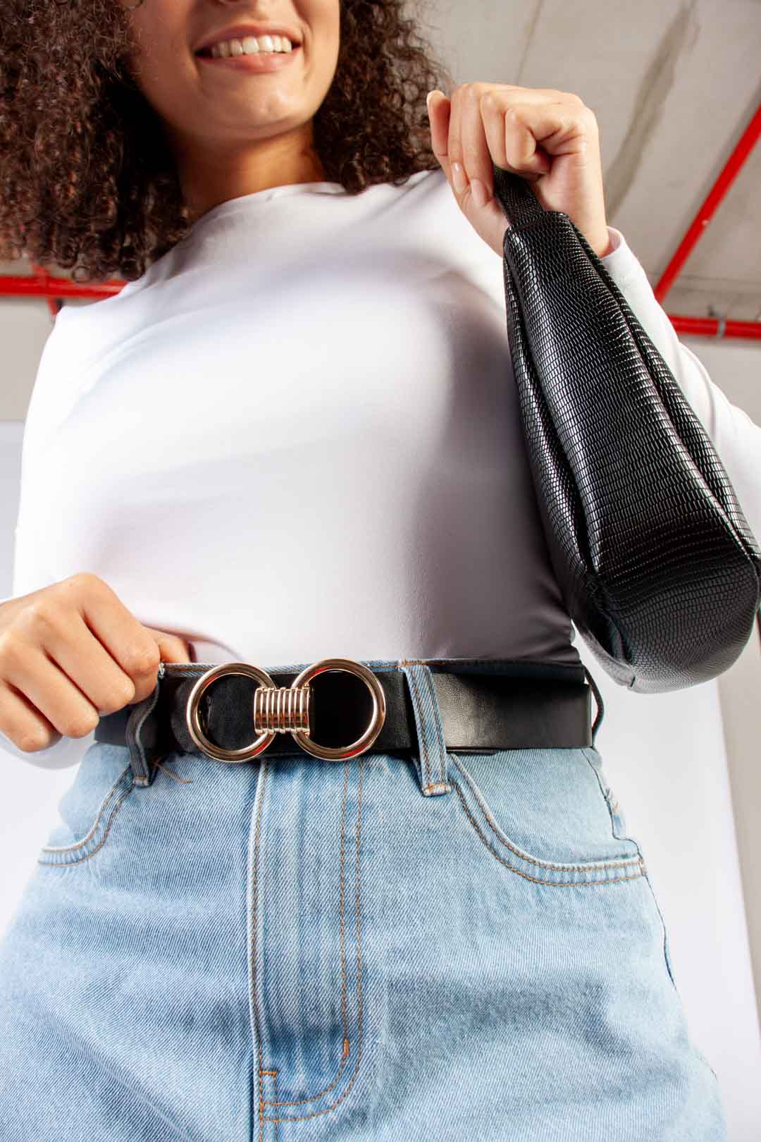 Circle Buckle Belt