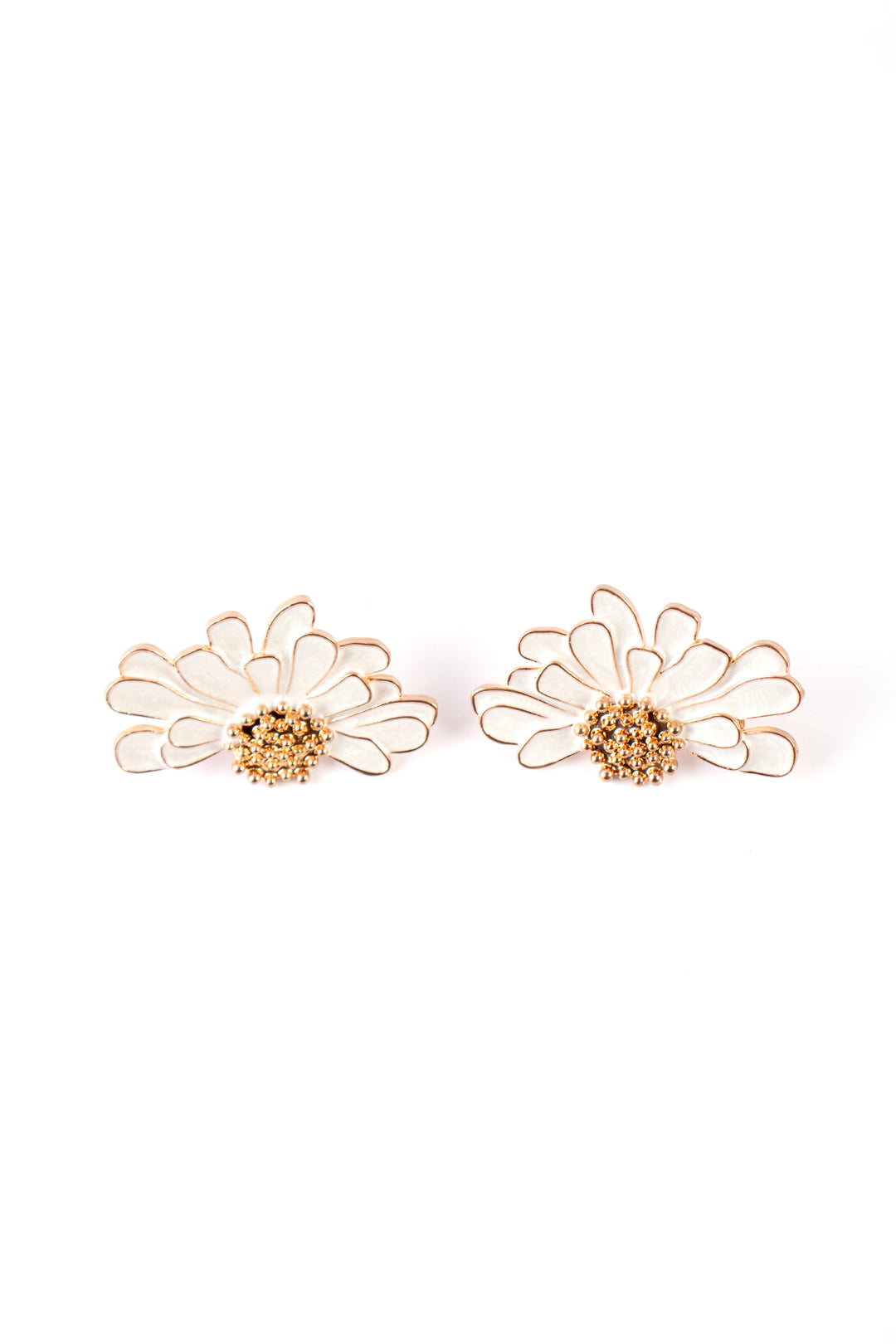 Gold Flower Earring