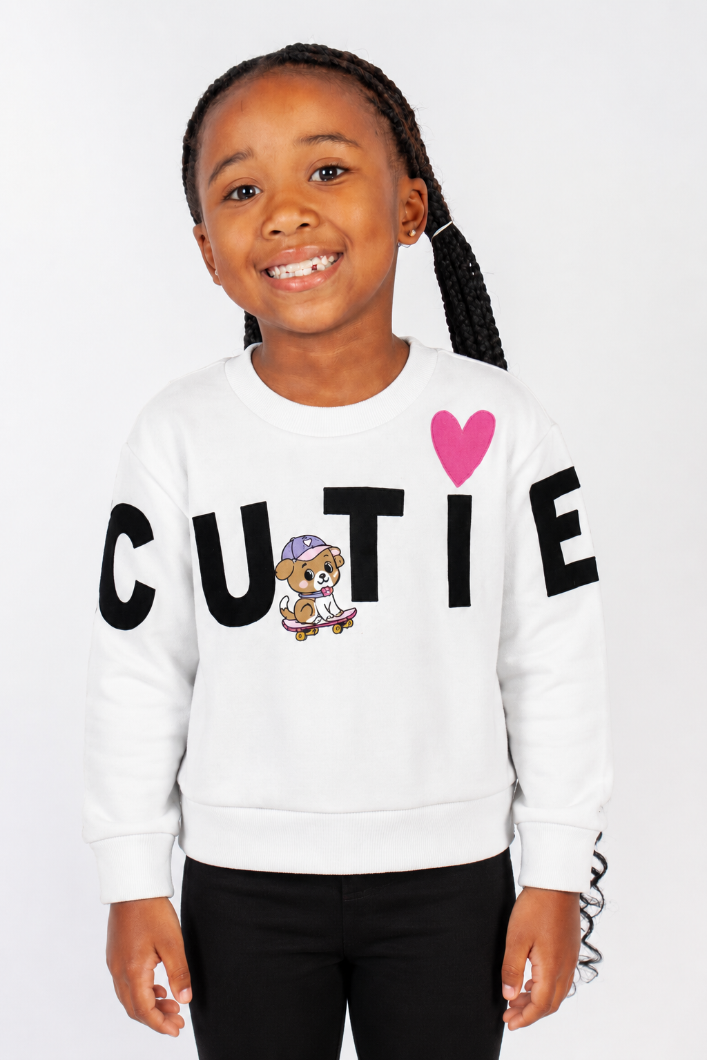 Oversized Graphic Track Top