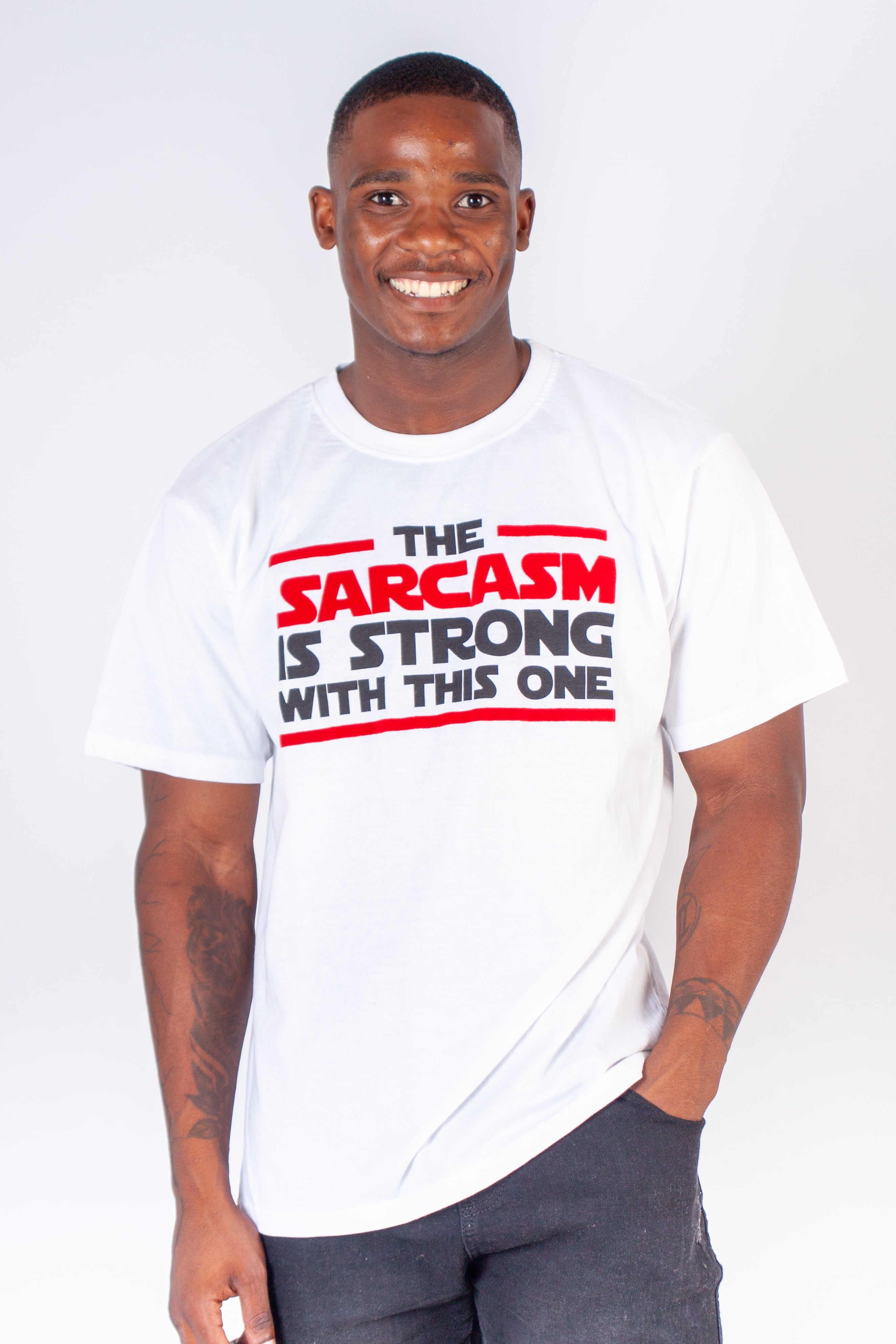 Graphic "Sarcasm Is Strong" T-Shirt