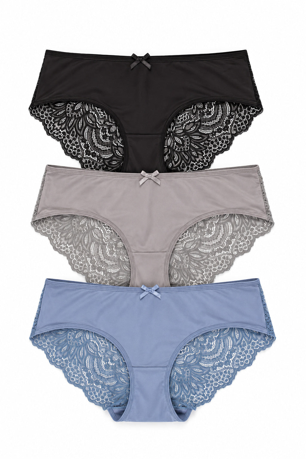 3 Pack Lace Boyleg