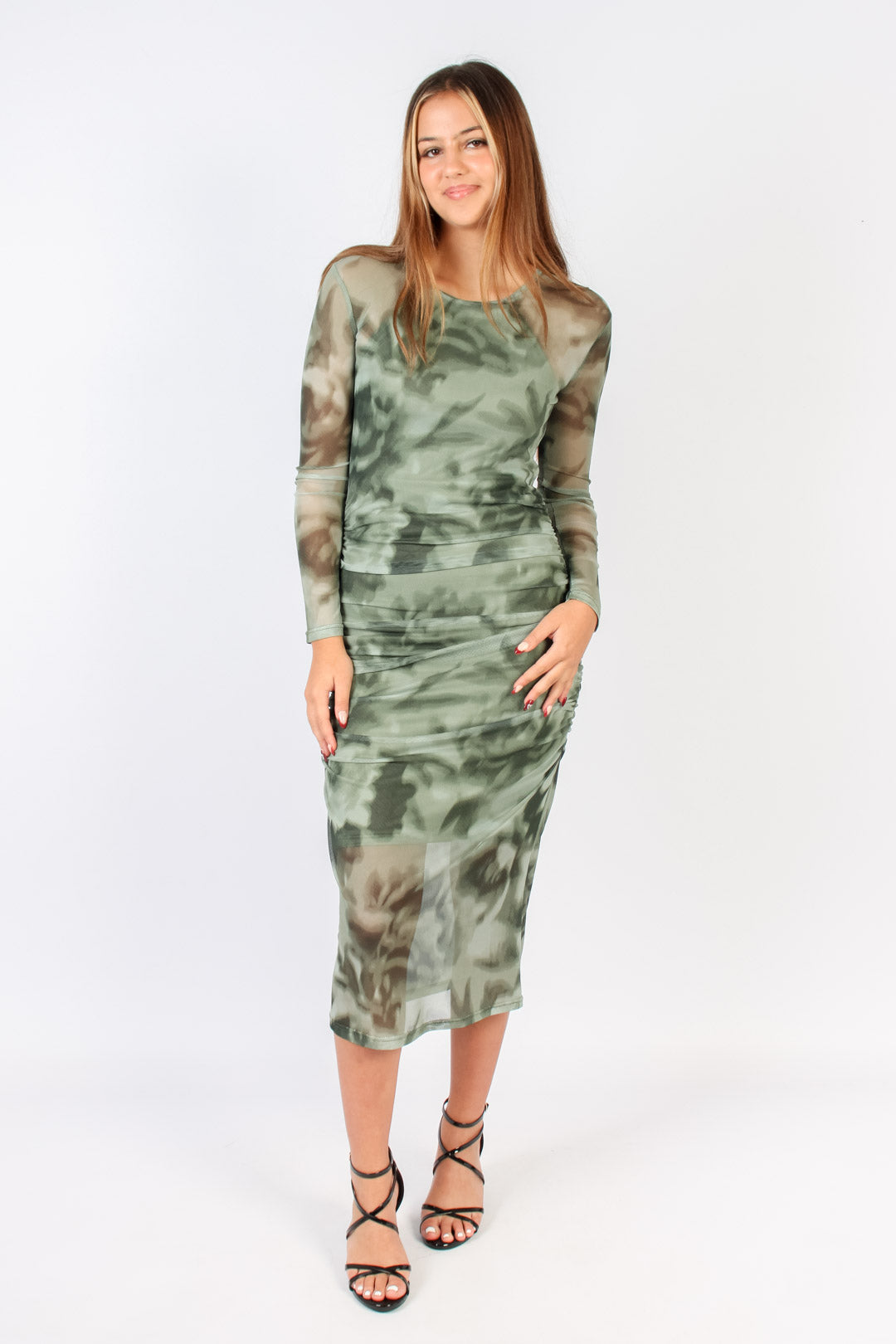 Mesh Maxi Dress
