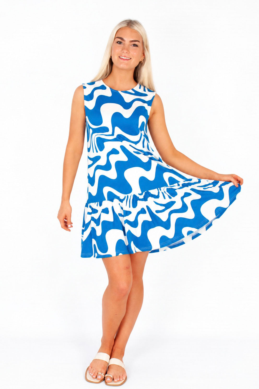 Drop Waist Mini Dress