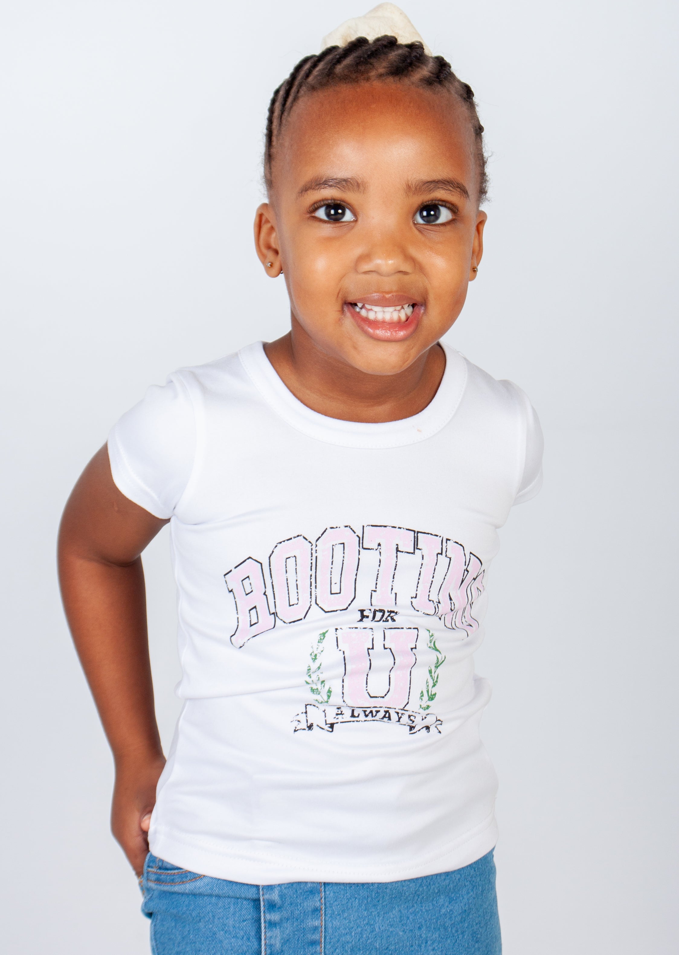 Graphic "Rooting For U" T-Shirt