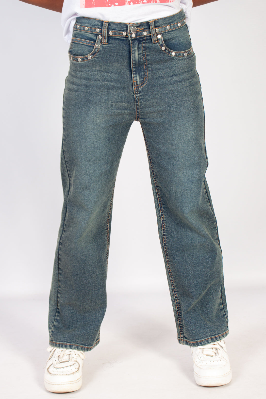 Studded Denim Jean