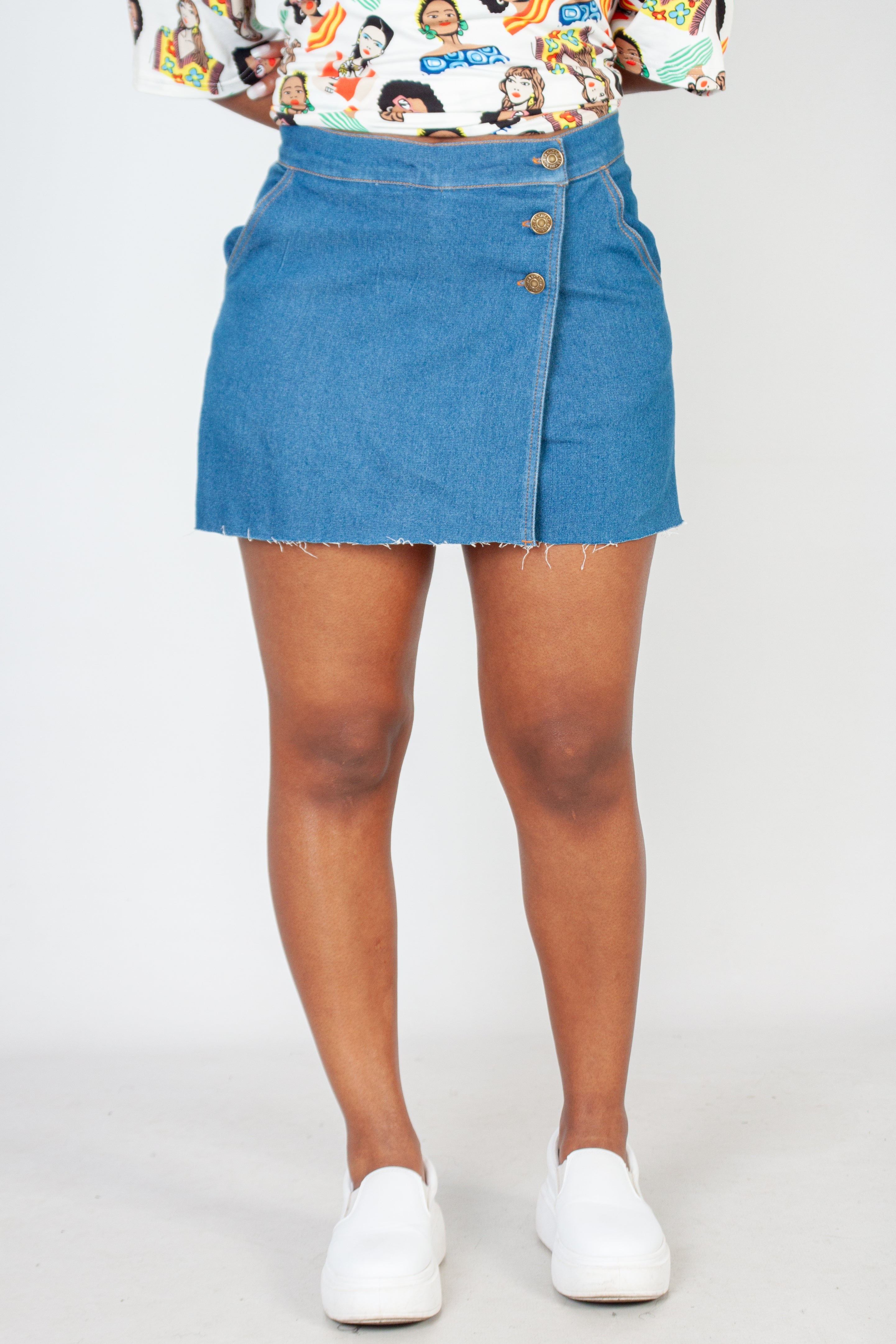 Asymmetrical Skort