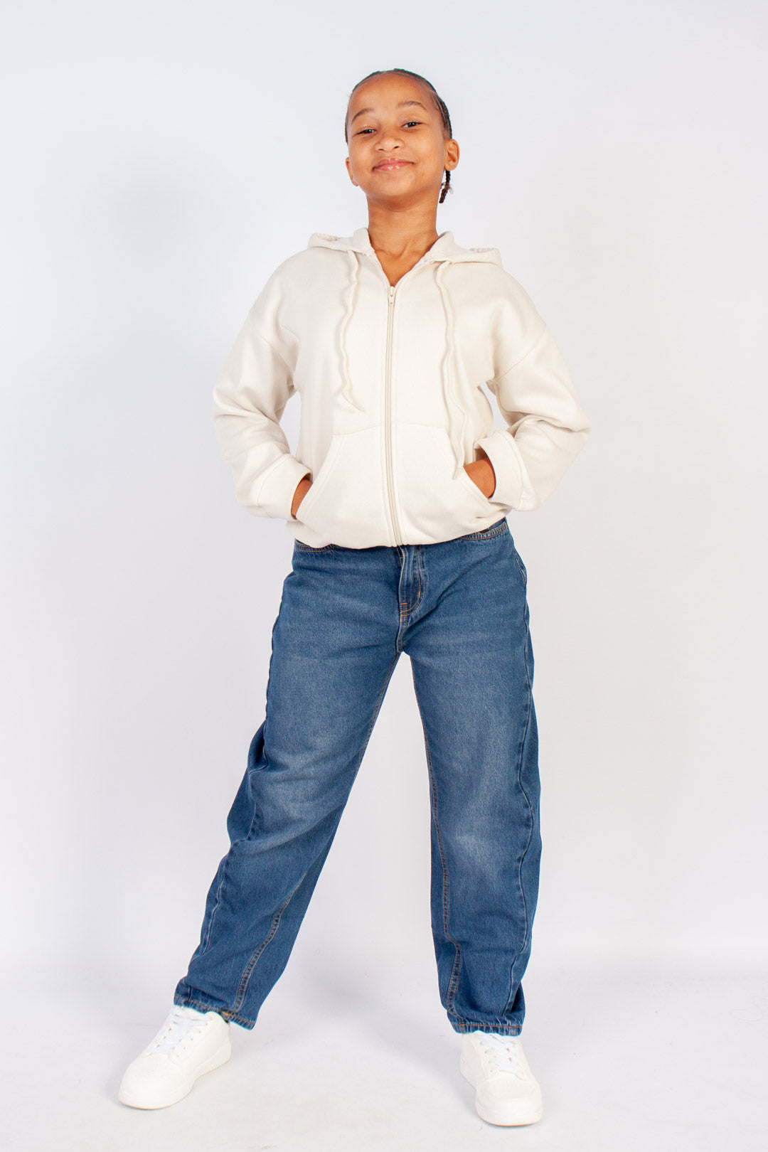 Oversized Zip Thru